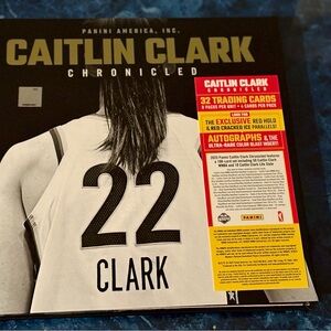 Caitlin Clark Chronicled Panini 2025 Book